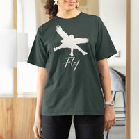 Eagles Fly T Shirt For Women Philadelphia Birds Spirit - Wonder Print Shop