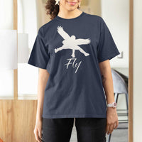 Eagles Fly T Shirt For Women Philadelphia Birds Spirit - Wonder Print Shop