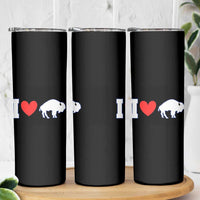 Vintage Buffalo Skinny Tumbler American I Love Bison - Wonder Print Shop