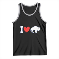 Vintage Buffalo Tank Top American I Love Bison - Wonder Print Shop