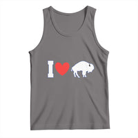 Vintage Buffalo Tank Top American I Love Bison - Wonder Print Shop