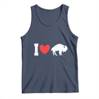 Vintage Buffalo Tank Top American I Love Bison - Wonder Print Shop