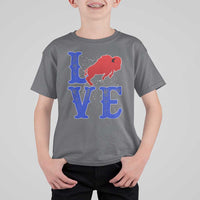 Let's Go Buffalo T Shirt For Kid WNY Pride Mafia Gift Wild American Bison Lovers - Wonder Print Shop