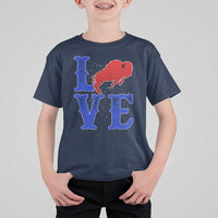 Let's Go Buffalo T Shirt For Kid WNY Pride Mafia Gift Wild American Bison Lovers - Wonder Print Shop