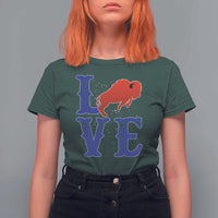 Let's Go Buffalo T Shirt For Women WNY Pride Mafia Gift Wild American Bison Lovers - Wonder Print Shop