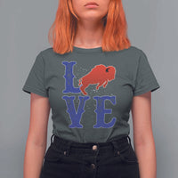 Let's Go Buffalo T Shirt For Women WNY Pride Mafia Gift Wild American Bison Lovers - Wonder Print Shop