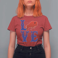 Let's Go Buffalo T Shirt For Women WNY Pride Mafia Gift Wild American Bison Lovers - Wonder Print Shop