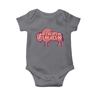 Let's Go Buffalo Baby Onesie WNY Pride Fan Apparel