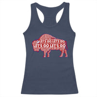 Let's Go Buffalo Racerback Tank Top WNY Pride Fan Apparel