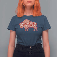 Let's Go Buffalo T Shirt For Women WNY Pride Fan Apparel - Wonder Print Shop