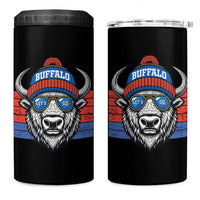 Buffalo Football 4 in 1 Can Cooler Tumbler Vintage 90s Bill Fan Game Day - Wonder Print Shop
