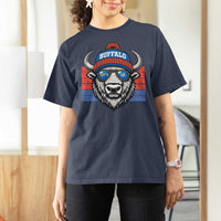 Buffalo Football T Shirt For Women Vintage 90s Bill Fan Game Day - Wonder Print Shop