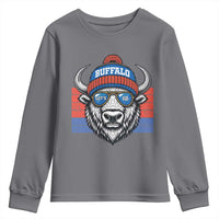 Buffalo Football Youth Sweatshirt Vintage 90s Bill Fan Game Day - Wonder Print Shop