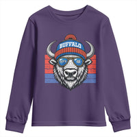 Buffalo Football Youth Sweatshirt Vintage 90s Bill Fan Game Day - Wonder Print Shop