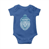 Detroit Football Baby Onesie Retro Lions Mascot Sport Fan - Wonder Print Shop