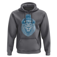 Detroit Football Hoodie Retro Lions Mascot Sport Fan - Wonder Print Shop