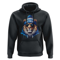 Lion Lovers Hoodie Wearing Glasses Sunday Detroit Fan Apparel