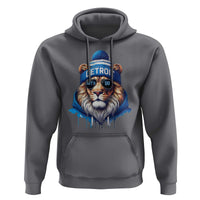 Lion Lovers Hoodie Wearing Glasses Sunday Detroit Fan Apparel