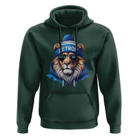 Lion Lovers Hoodie Wearing Glasses Sunday Detroit Fan Apparel
