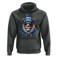 Lion Lovers Hoodie Wearing Glasses Sunday Detroit Fan Apparel