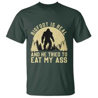 Funny Bigfoot T Shirt Sasquatch Big Foot Eat My Ass Vintage Cryptid Meme - Wonder Print Shop