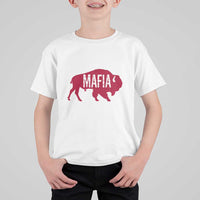 Let's Go Buffalo T Shirt For Kid Funny Mafia WNY Pride Red Buffalo - Wonder Print Shop