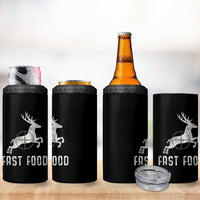 Deer Hunting Season 4 in 1 Can Cooler Tumbler Funny Fast Food - Wonder Print Shop