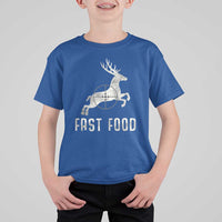 Deer Hunting Season T Shirt For Kid Funny Fast Food - Wonder Print Shop
