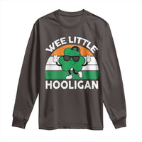 St Patricks Day Wee Little Hooligan Long Sleeve Shirt Funny Men Boy Kids Irish Kids