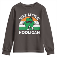 St Patricks Day Wee Little Hooligan Youth Sweatshirt Funny Men Boy Kids Irish Kids