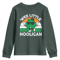 St Patricks Day Wee Little Hooligan Youth Sweatshirt Funny Men Boy Kids Irish Kids