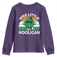 St Patricks Day Wee Little Hooligan Youth Sweatshirt Funny Men Boy Kids Irish Kids