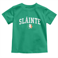St Patricks Day Toddler T Shirt Retro Slainte Shamrock Lucky Irish Day Gift