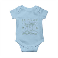 Lets Get Shamrocked St Patricks Day Baby Onesie