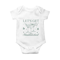 Lets Get Shamrocked St Patricks Day Baby Onesie