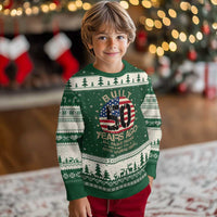 Funny 50th Birthday Ugly Christmas Sweater Vintage US Flag Built 50 Years Ago Parts Original
