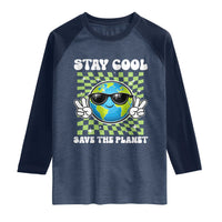 Groovy Earth Day Save The Planet Raglan Shirt
