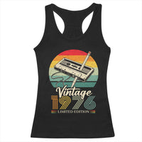 Vintage 1976 Racerback Tank Top 50th Birthday Turning 50 Year Old Gifts