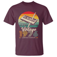 Vintage 1976 T Shirt 50th Birthday Turning 50 Year Old Gifts