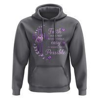 Christian Jesus Hoodie Vintage Bible Verse Printed Faith Blessed Inspirational Girl