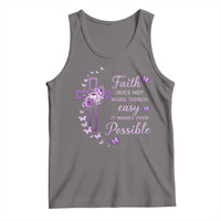 Christian Jesus Tank Top Vintage Bible Verse Printed Faith Blessed Inspirational Girl