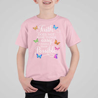 Christian Jesus T Shirt For Kid Butterfly Art Bible Verse Printed Faith Blessed Inspirational Girl