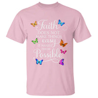 Christian Jesus T Shirt Butterfly Art Bible Verse Printed Faith Blessed Inspirational Girl