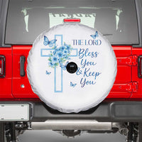Christian Jesus Spare Tire Cover The Lord Bless You Encouraging Bible Verse Butterfly Art