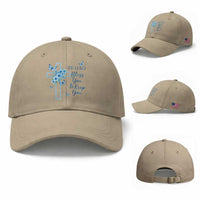 Christian Jesus Baseball Cap The Lord Bless You Encouraging Bible Verse Butterfly Art