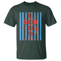 Christian Jesus Lovers T Shirt Striped Preppy God Is Good All The Time