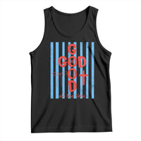 Christian Jesus Lovers Tank Top Striped Preppy God Is Good All The Time