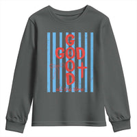 Christian Jesus Lovers Youth Sweatshirt Striped Preppy God Is Good All The Time