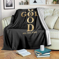 Christian Jesus Lovers Throw Blanket God Is Good All The Time Cross