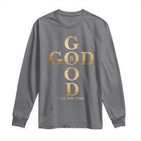 Christian Jesus Lovers Long Sleeve Shirt God Is Good All The Time Cross